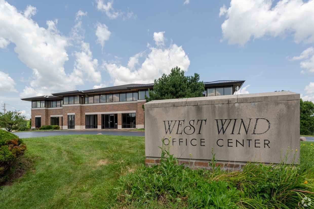 Prairie Style Office building at the West Wind Office Park in Pewaukee, WI