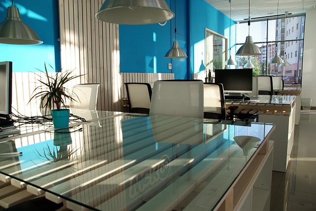 Bright interior office space